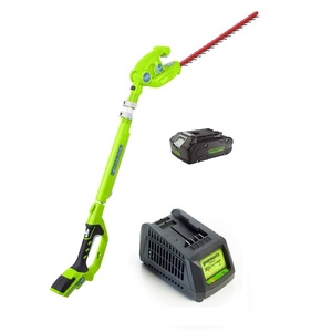 גוזם גדר חיה גובה נטען Greenworks