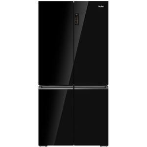 מקרר מפואר 4 דלתות 681 ליטר Haier HRF-825FB זכוכית שחורה *מהדרין