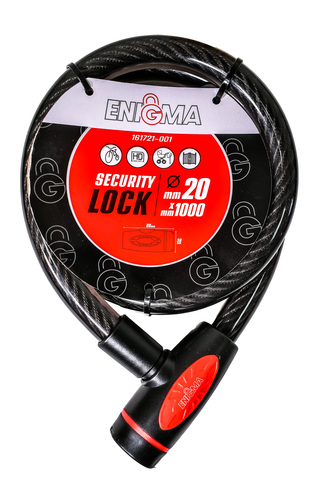 מנעול כבל 2 מפתחות 161721-001 תוצרת ENIGMA