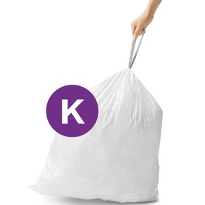 מארז 60 שקיות אשפה מסוג K לפחים 34-45 ליטר Simplehuman