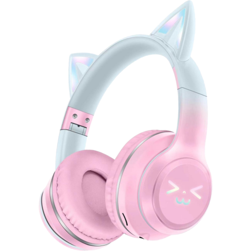 אוזניות קשת אלחוטיות Junior Pink-White