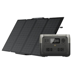 סט תחנת כוח ניידת 500W-1000W 512Wh ופאנל סולארי EcoFlow 160W