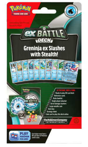 מארז קלפי פוקימון Pokemon TCG ex Battle Deck (Greninja ex)