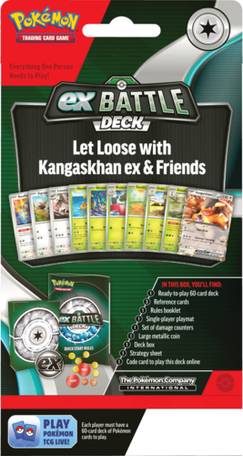 מארז קלפי פוקימון Pokemon TCG ex Battle Deck (Kangaskhan ex)