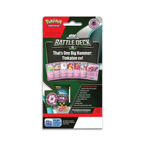 מארז קלפי פוקימון Pokemon TCG ex Battle Deck (Tinkaton ex)