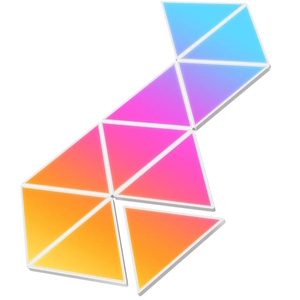 10 יחידות תאורה צבעוניות בעיצוב משולשים Govee