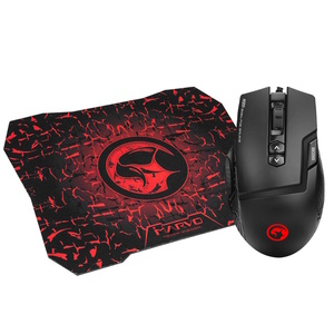 סט עכבר אופטי ופד לעכבר Marvo