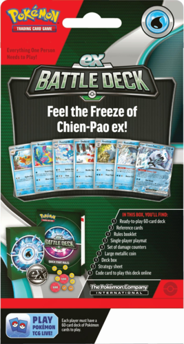 מארז קלפי פוקימון Pokemon TCG ex Battle Deck (Chien-PAO ex)