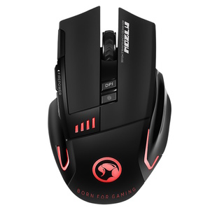 עכבר גיימינג אלחוטי משולב תאורת Marvo RGB