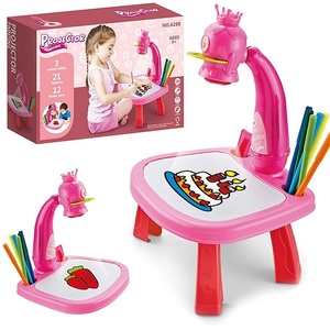 ערכת לימוד ציור הכוללת שולחן מקרן וצבעים 2SurpriseU