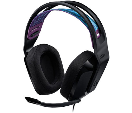 אוזניות גיימינג Logitech G335 עם מיקרופון