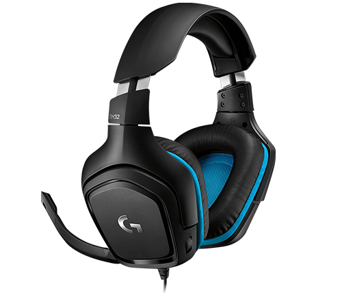 אוזניות גיימינג Logitech G432 7.1 עם מיקרופון