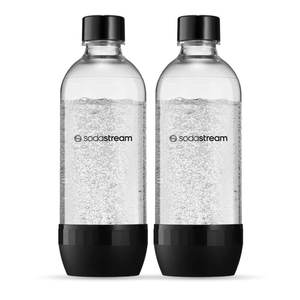 זוג בקבוקי פלסטיק להגזה - 1 ליטר למכשירי SodaStream