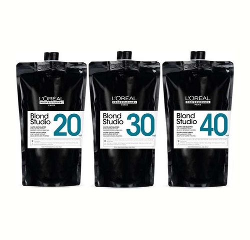 קרם חמצן מפתח בלונד סטודיו לוריאל  1000LOREAL BLOND STUDIO מ