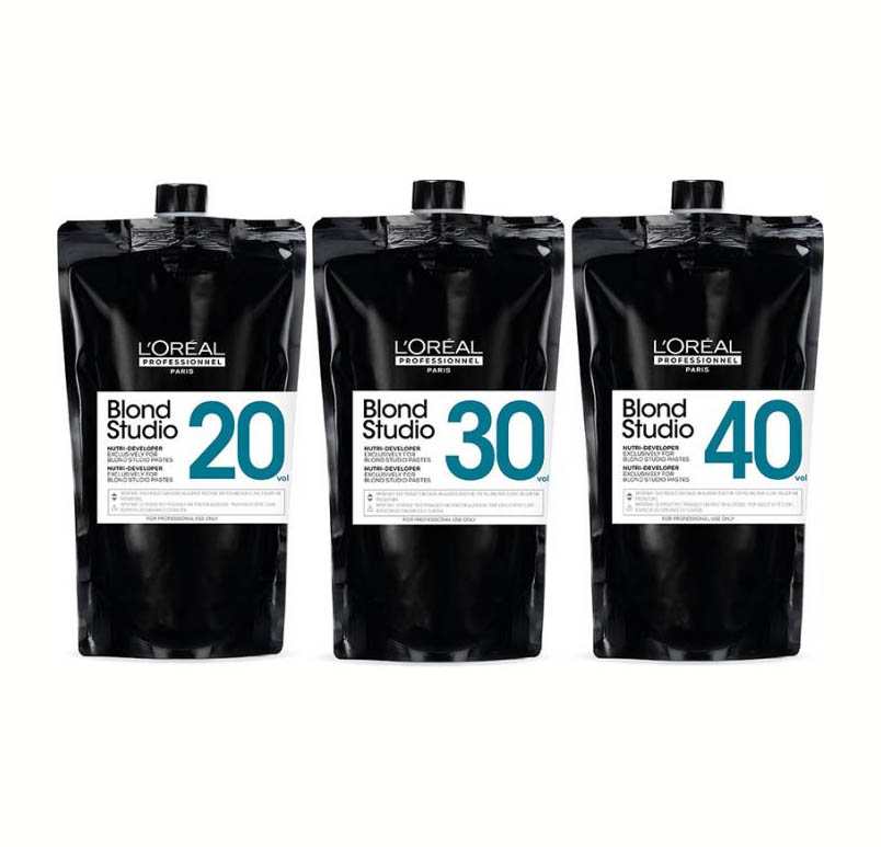 קרם חמצן מפתח בלונד סטודיו לוריאל  1000LOREAL BLOND STUDIO מ"ל
