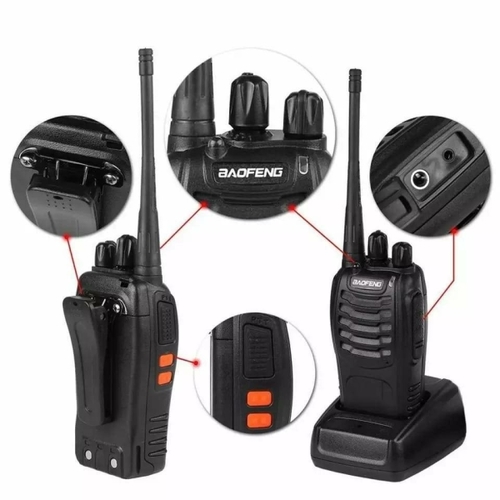 זוג מכשירי קשר ווקי טוקי מקצועי Baofeng BF88E 