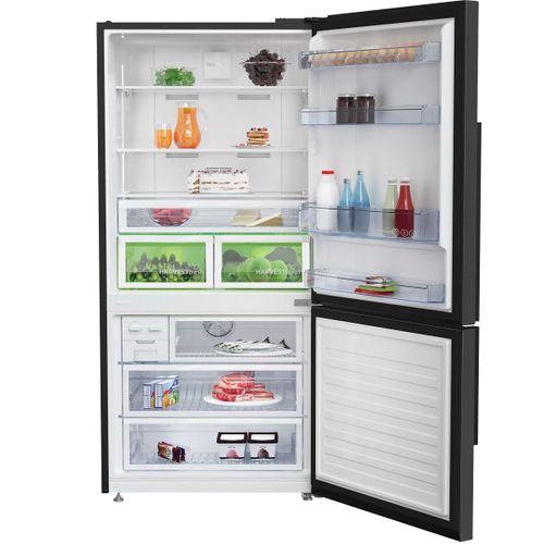 מקרר מקפיא תחתון 580 ליטר דגם CN160236XB בקו Beko נירוסטה מושחרת