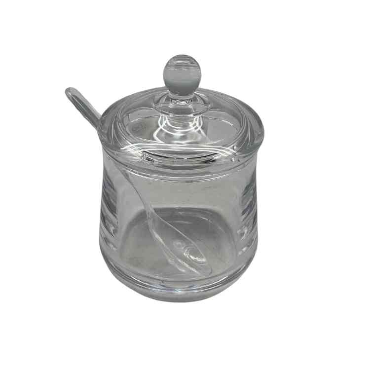 YZ23-165 סוכריון + מכסה עם כפית אקריל