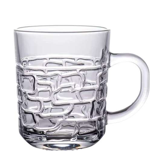 סט 6 ספל מאג זכוכית 240 מ