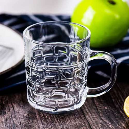 סט 6 ספל מאג זכוכית 240 מ