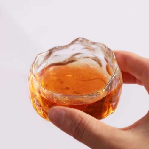 סט 6 חמאנית זכוכית מעוצבת 6.5*4 ס