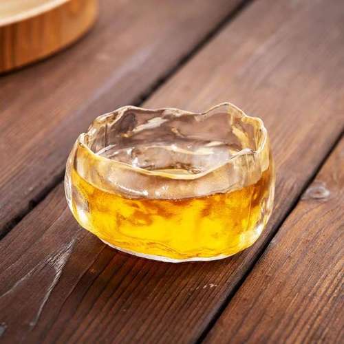 סט 6 חמאנית זכוכית מעוצבת 6.5*4 ס