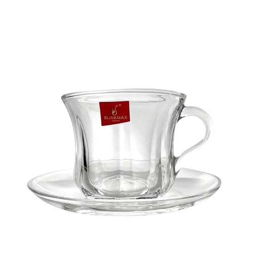 סט 6 ספלים תה + תחתית YZ25-127