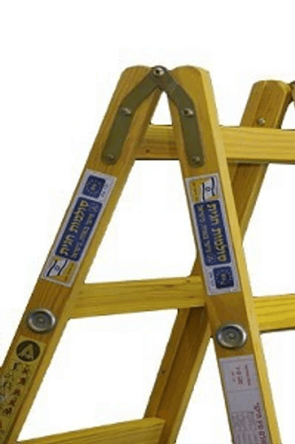 סולם עץ כפול מקצועי 2X12 שלבים – יציבות ובטיחות ברמה הגבוהה ביותר