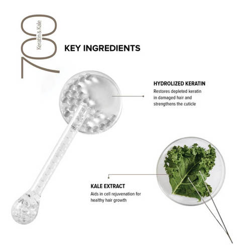 מסכה לשיער מסדרת 700 עם קרטין וקייל BIOTOP ביוטופ 550 מ
