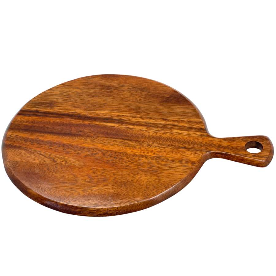 קרש עץ עגול 30 ס"מ עם ידית YZ25-159