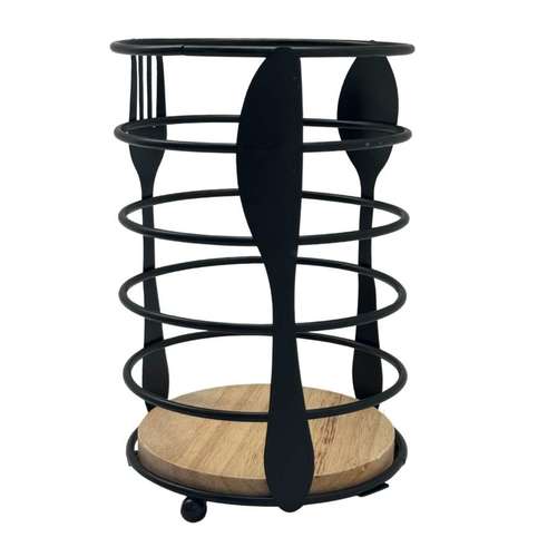 סכומון מתכת עם תחתית עץ YZ25-41