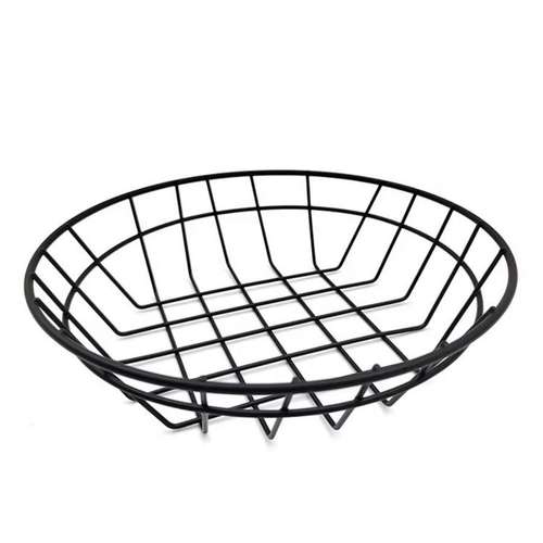 סלסלת לחם מתכת שחור 19.5*5 ס