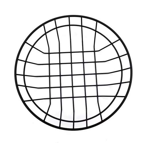 סלסלת לחם מתכת שחור 19.5*5 ס