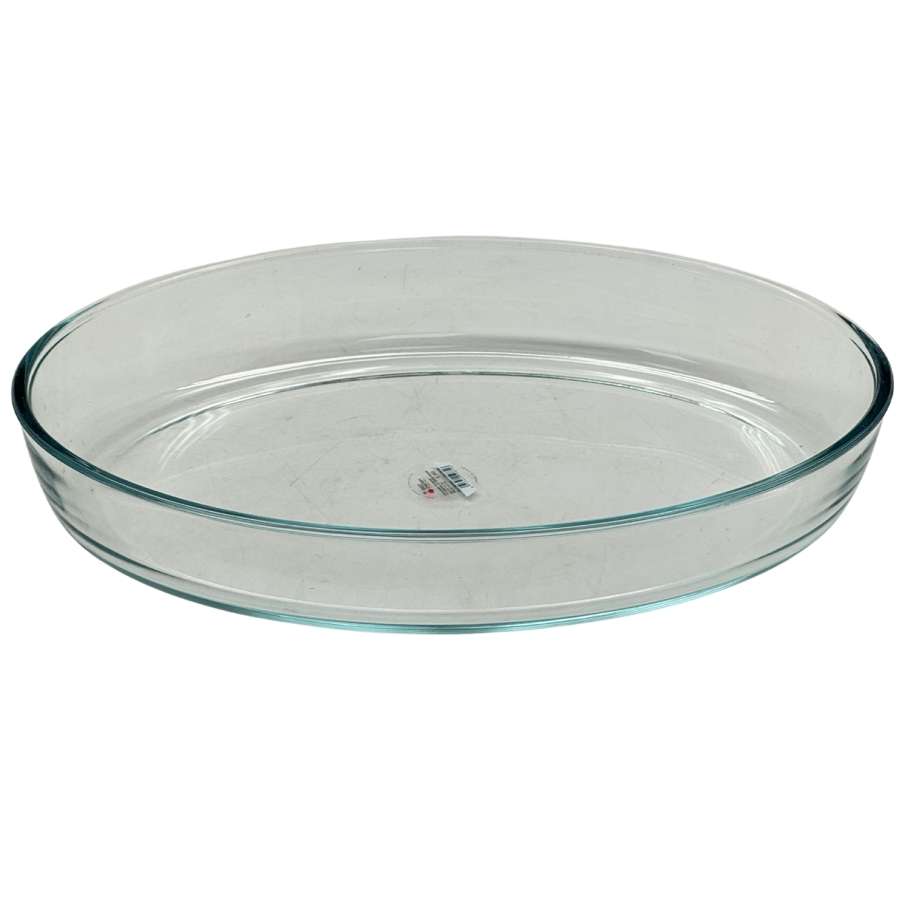 תבנית זכוכית לתנור אובלי 39*28*6.5 ס"מ YZ25-55