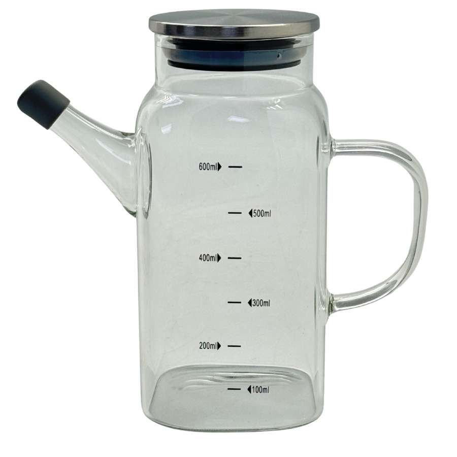 כד שמן זכוכית עם מד 500 מ"ל YZ25-72
