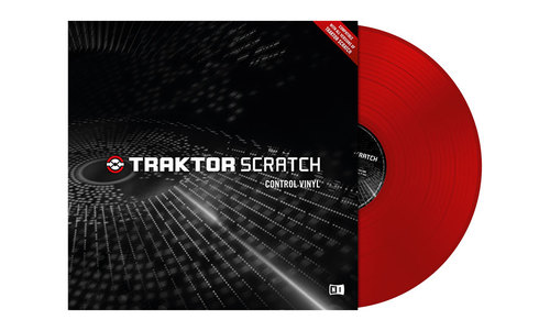 תקליט טיים קוד לטרקטור - Traktor Control Vinyl - אדום.