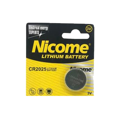 סוללת כפתור Nicome CR2025 ניקום 