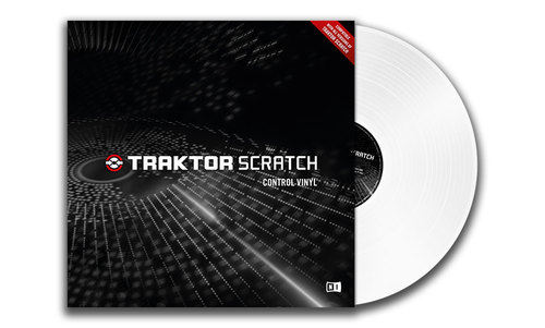 תקליט טיים קוד לטרקטור - Traktor Control Vinyl - לבן.