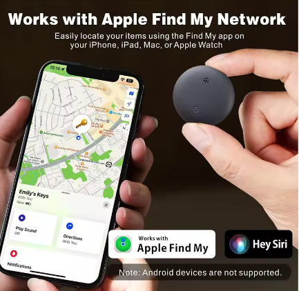 אביזר תואם AIRTAG מעקב GPS לכל העולם עוב ד עם APPLE FIND ME