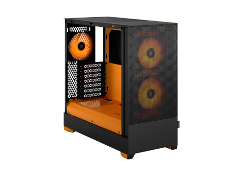 מארז מחשב Fractal Design Pop Air RGB Orange Core TG Clear Tint