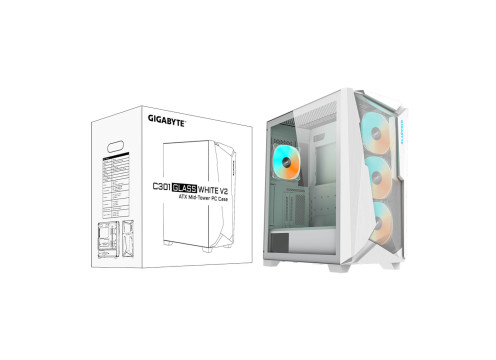 מארז מחשב Gigabyte C301G V2 White