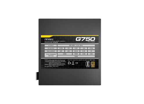 ספק כוח Antec PSU Atom G750 750W 80+ Gold Semi-Modular