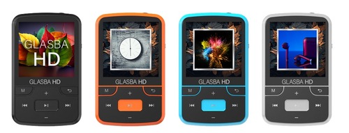 נגן MP3 סאמוויקס גלסבה Samvix Glasba HD 8GB