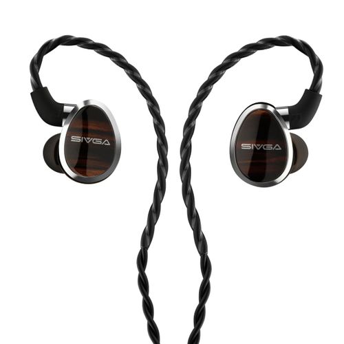 אוזניות HiFi קוויות עם רמקול שטוח של Sivga Nightingale, אוזניות ניטור אוזן
