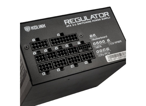 ספק כוח Kolink PSU Regulator 750W (ATX 3.0) 80 PLUS Gold