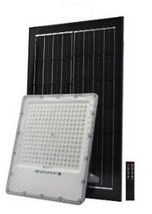פנס הצפה סולאריי עם שלט 300W מבית WELLMAX