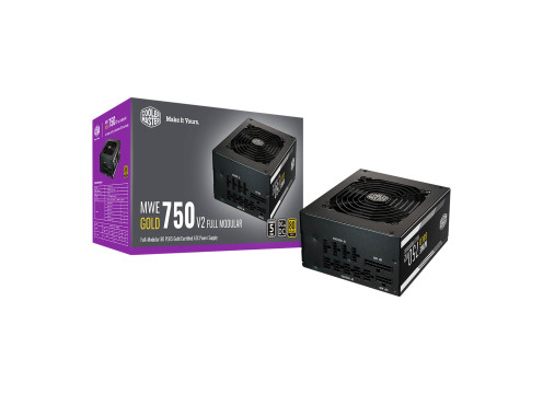 ספק כח CoolerMaster MWE GOLD 750W - V2 (ATX 3.0) Full Modular