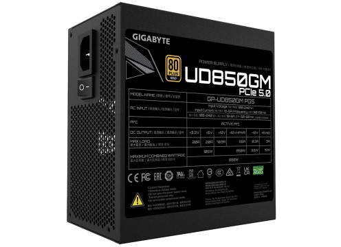ספק כח Gigabyte PSU 850W (ATX3.0) Gold 80+ Modular