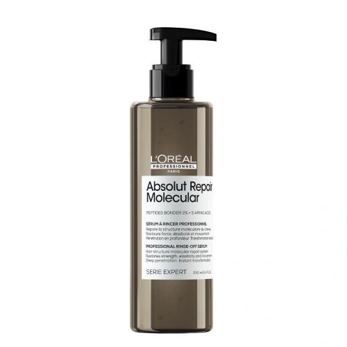  LOREAL ABSOLUT REPAIR סרום נשטף לשיקום שיער מיידי אבסולוט ריפר מולקולר לוריאל 250 מ