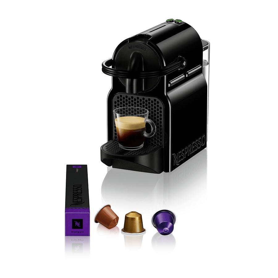 מכונת קפה NESPRESSO Inissia בצבע שחור D40-IL-BK-NE5